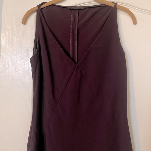 Narcisso Rodriguez • Boat Neck • Sleeveless • Bodycon • Dark Purple Dress - Picture 3 of 12